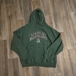 Vintage Y2K Marshall University Hoodie Sweatshirt